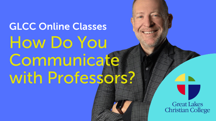 How do you communicate with professors online